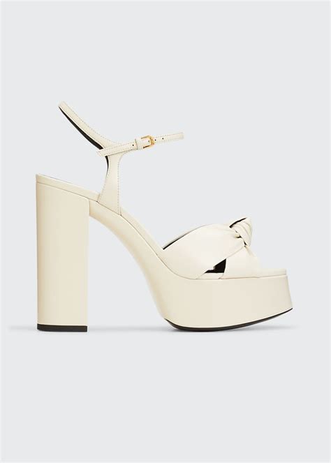 Saint Laurent Bianca Knotted Ankle